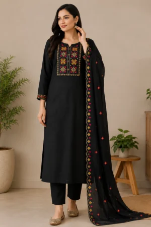 Aarnik-Ethnics-Black-Embroidered-Ethnic-Suit-Set