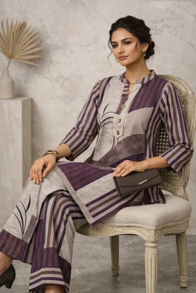 Aarnik-Ethnics-Dusty-Mauve-Beige-Printed-Co-ord-Set