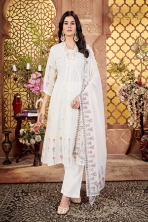 Aarnik-Ethnics-White-Pastel-Embroidered-Kurta-Set