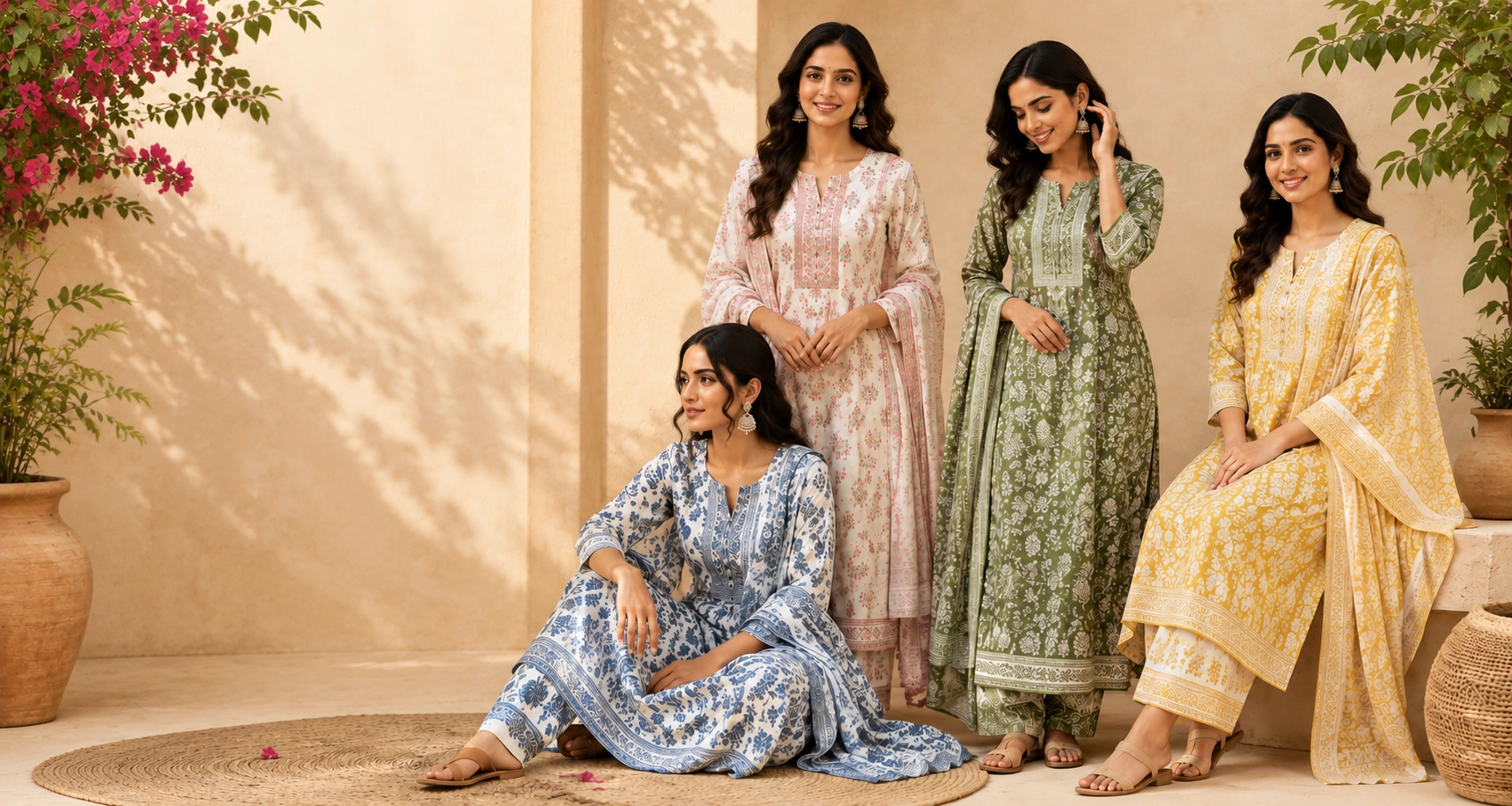 Aarnik Ethnics Cotton Kurta Sets