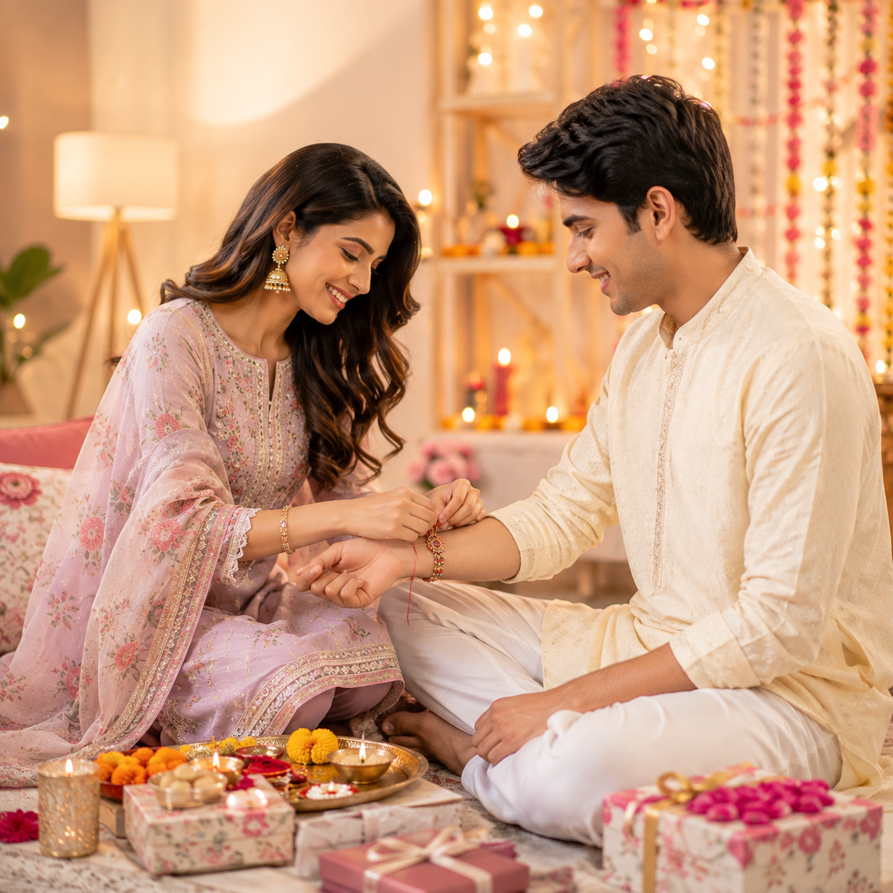 Elegant Raksha Bandhan ethnic wear outfit ideas for women